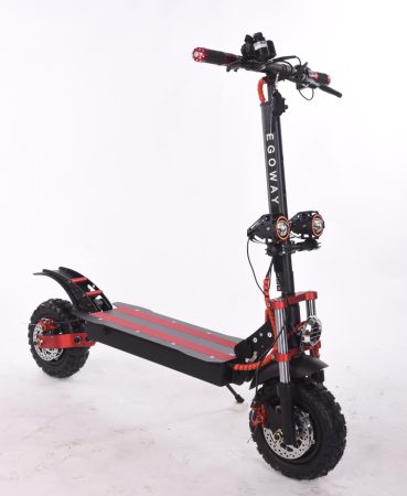Elektromos Roller escooter 11" Fekete 18Ah tömör gumival