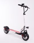   Elektromos Roller escooter 10" Fehér 13Ah tömör gumival
